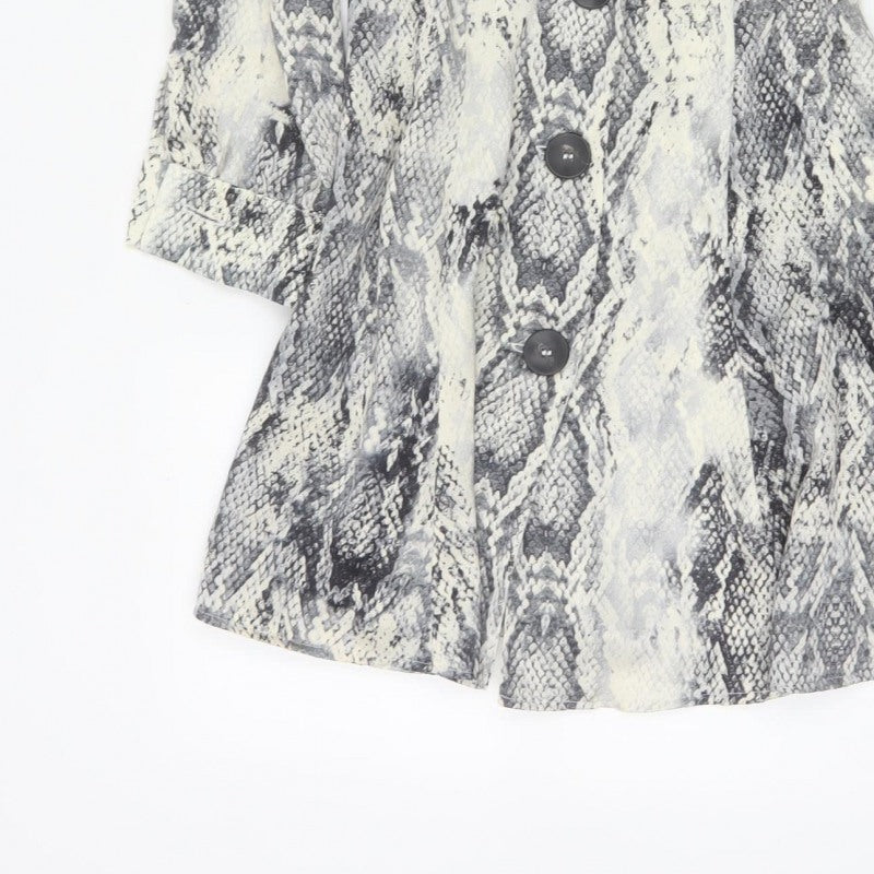 Zara Basic Women’s Multicoloured Snake Print XS Fit & Flare Dress