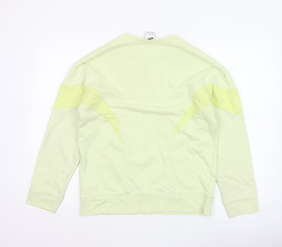 Nike Boys Yellow XL Nike Air Colourblock Crew Neck Sweatshirt