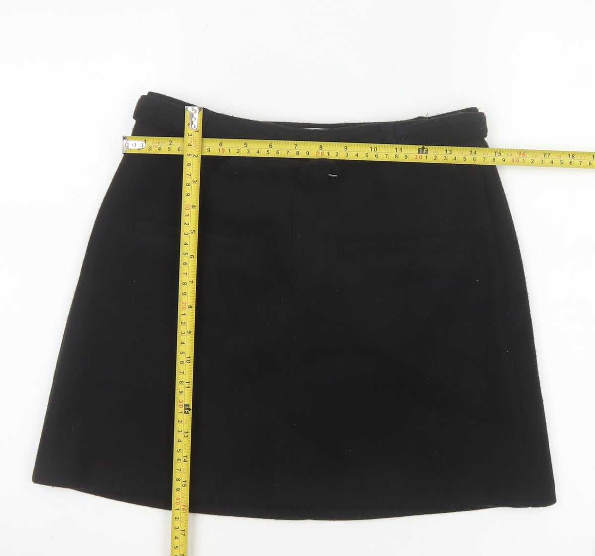 Abercrombie & Fitch Women's Black S A-Line Mini Skirt Lined