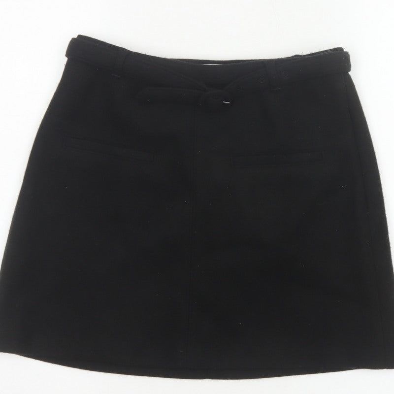 Abercrombie & Fitch Women's Black S A-Line Mini Skirt Lined