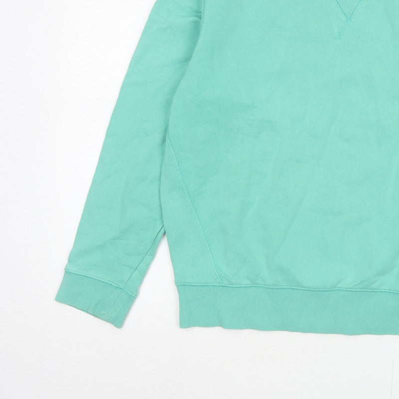 Joules Women Green UK 10 Pullover Crew Neck Cotton Sweatshirt