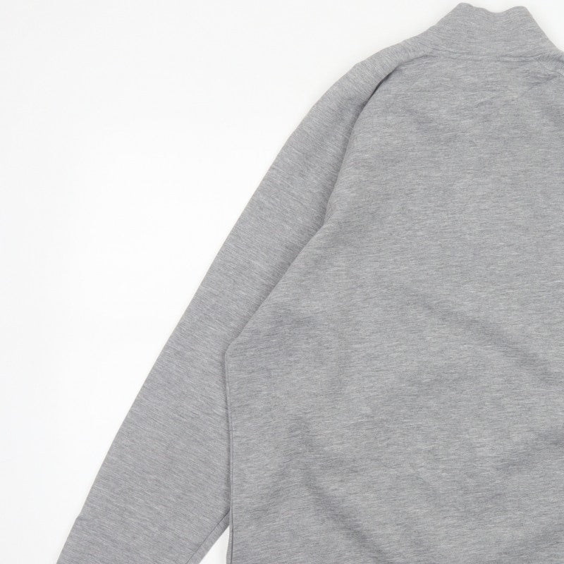 Reiss Men’s Grey M Quarter Zip High Neck Jersey Sweatshirt