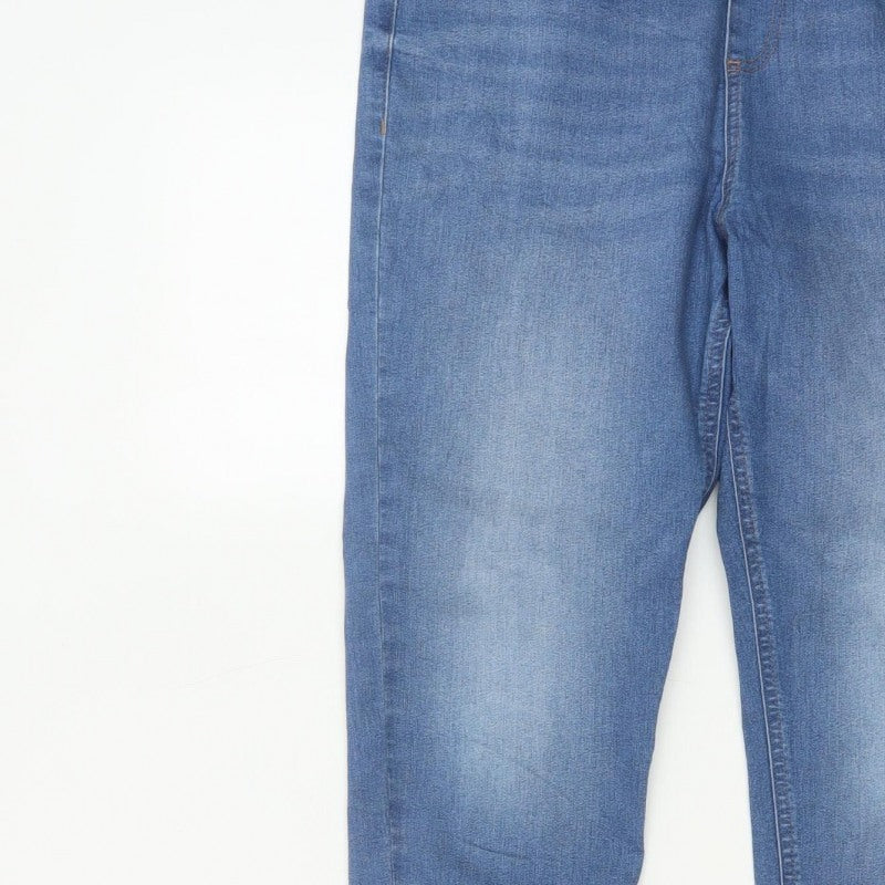 Marks & Spencer Women's Blue UK 14 Long Skinny Stretch Jegging Jeans