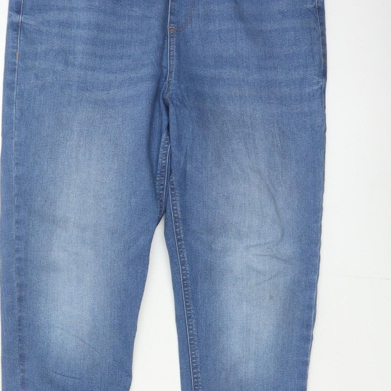 Marks & Spencer Women's Blue UK 14 Long Skinny Stretch Jegging Jeans