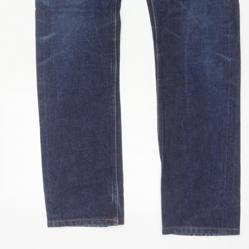Reiss Men’s Blue 28 Straight Dark Wash 100% Cotton 5-Pocket Jeans