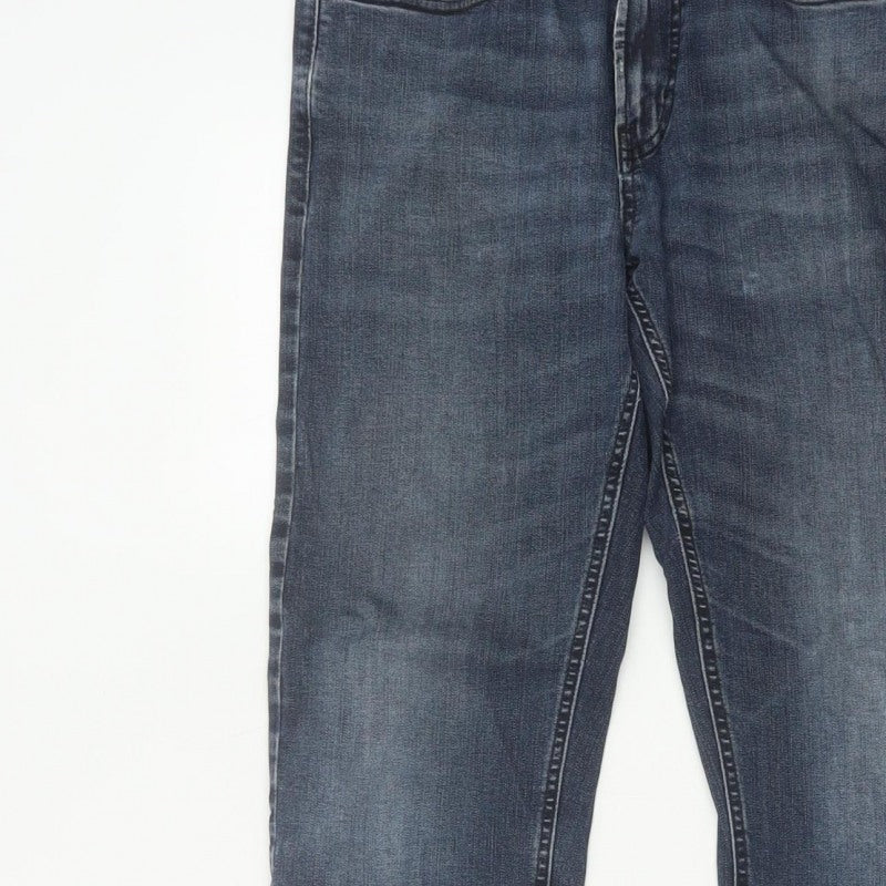 Next Men’s Blue Slim Fit Straight Jeans W30 L31 Medium Wash