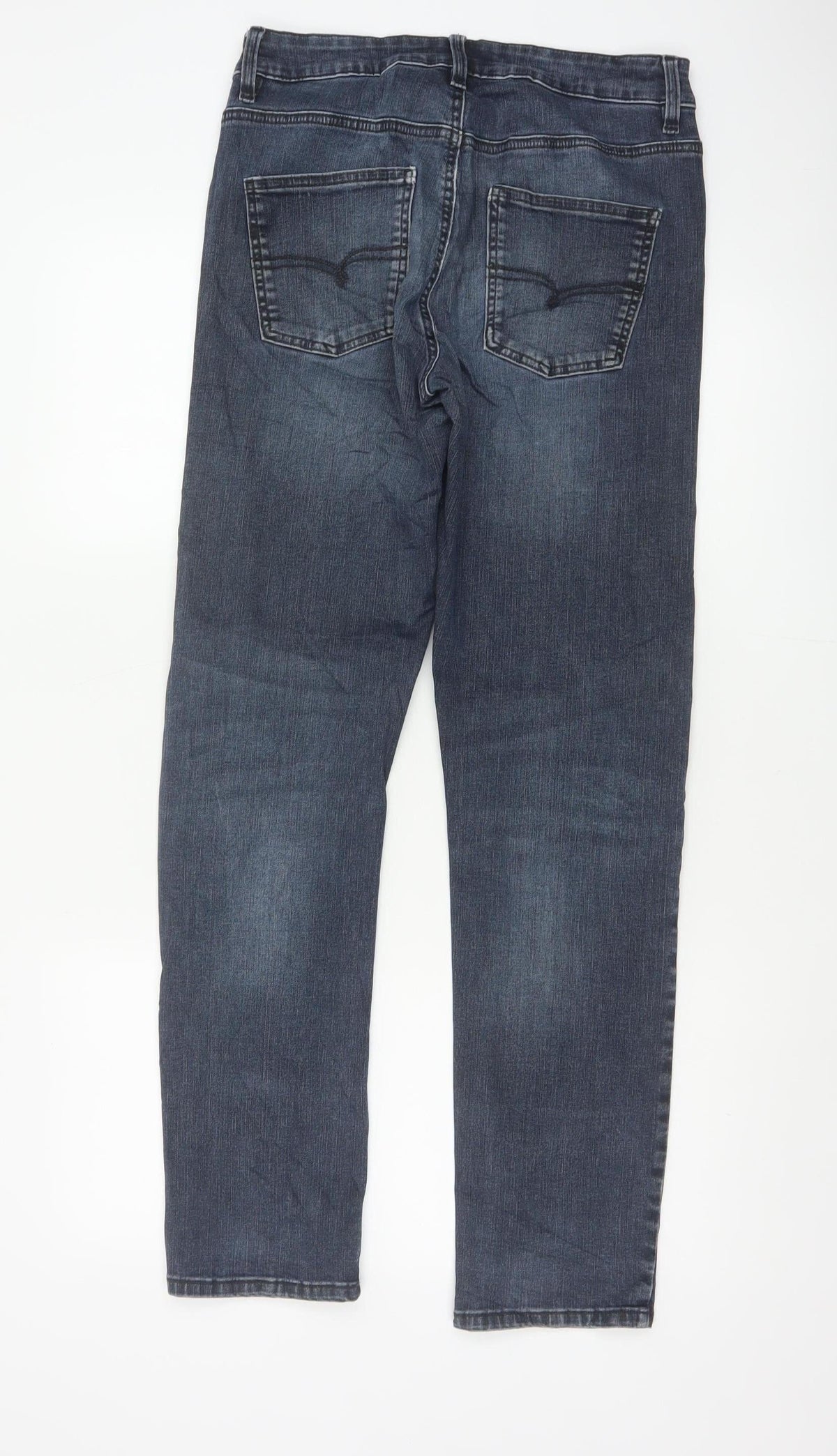 Next Men’s Blue Slim Fit Straight Jeans W30 L31 Medium Wash