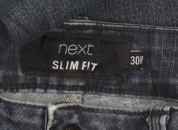 Next Men’s Blue Slim Fit Straight Jeans W30 L31 Medium Wash