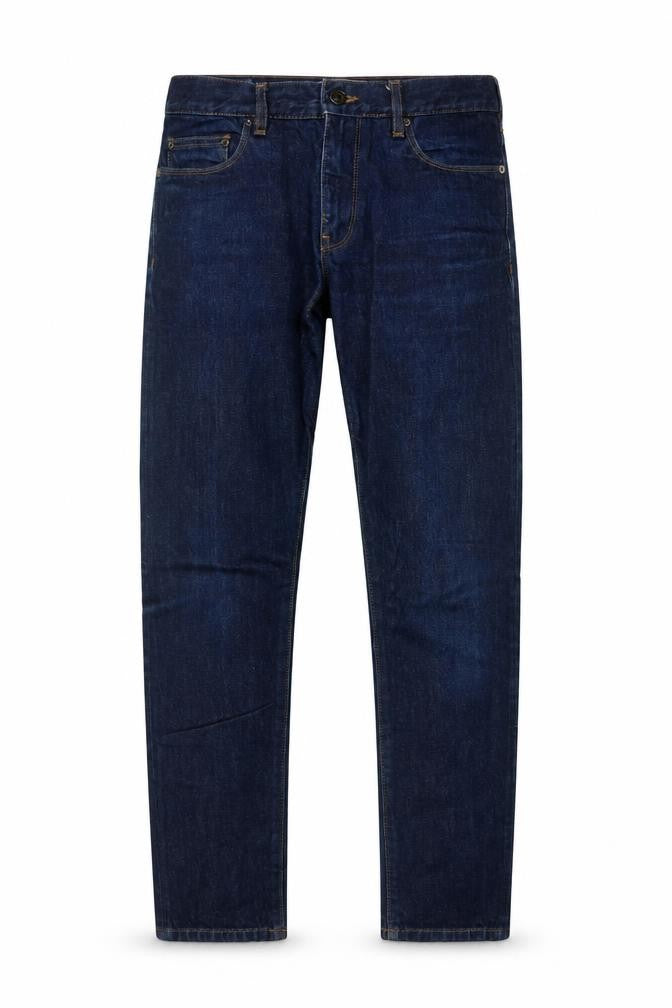Reiss Men’s Blue 30 Slim Tapered Dark Wash Cotton Jeans