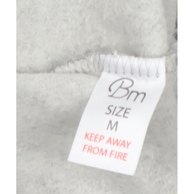 Bm Women’s Grey M Basic Full Zip Fleece Jacket with Pockets