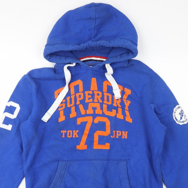 Superdry Men’s Blue L Track & Field 72 Graphic Pullover Hoodie