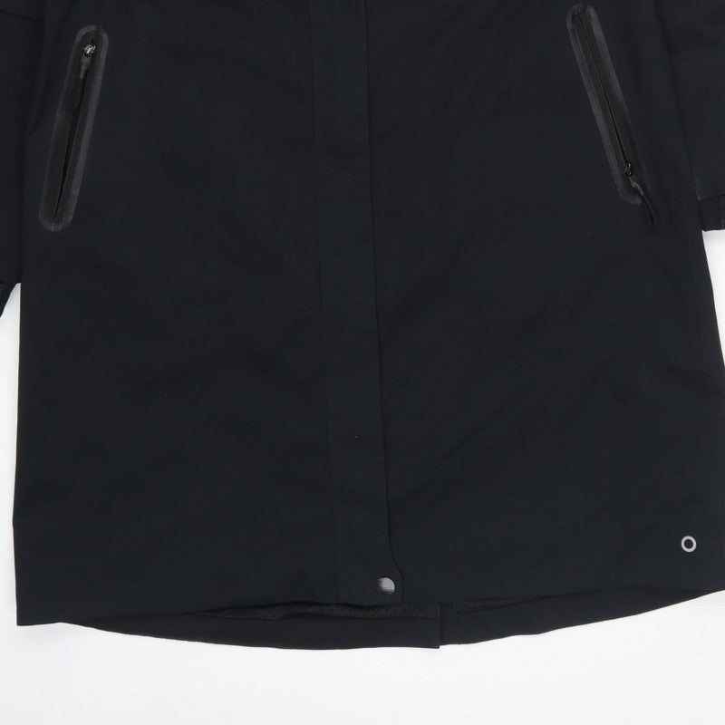 Marks & Spencer Women Black UK 8 Goodmove Hooded Waterproof Rain Coat