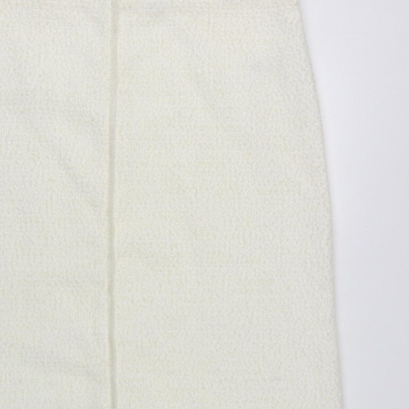 Marks & Spencer Women's Ivory UK 18 Straight Pencil Long Knit Skirt