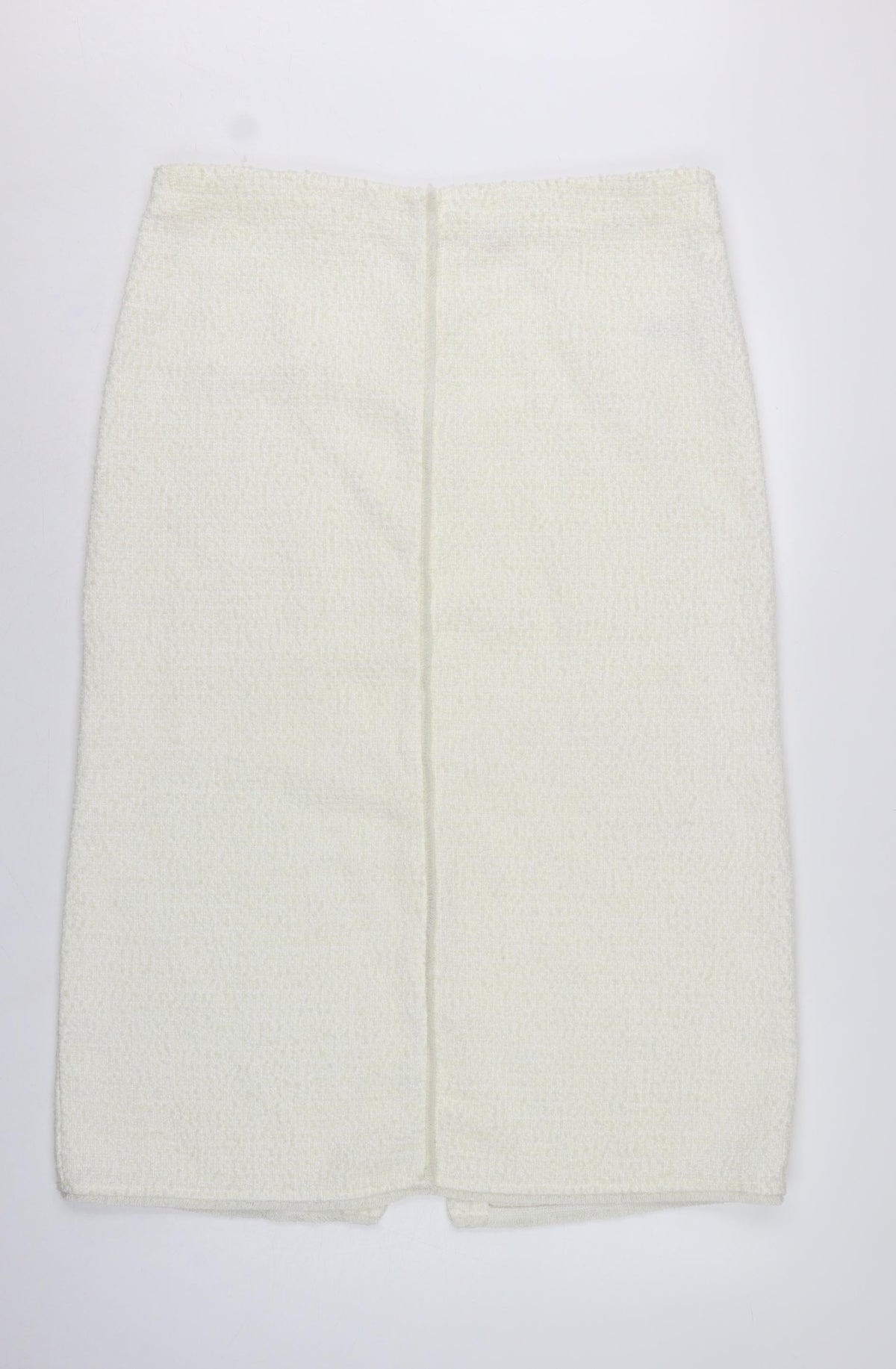 Marks & Spencer Women's Ivory UK 18 Straight Pencil Long Knit Skirt