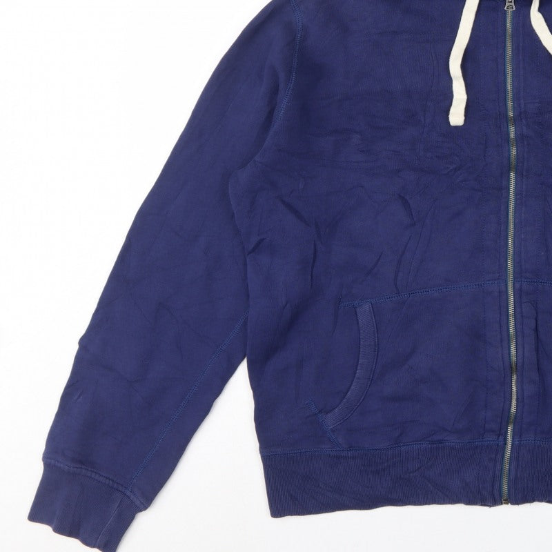 Polo Ralph Lauren Men’s Blue XL Full Zip Hooded Logo Hoodie