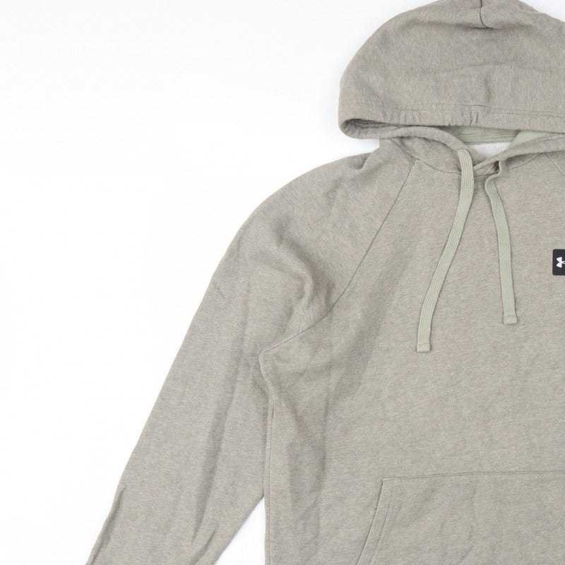 Under Armour Men’s Grey M Loose Fit Pullover Logo Hoodie