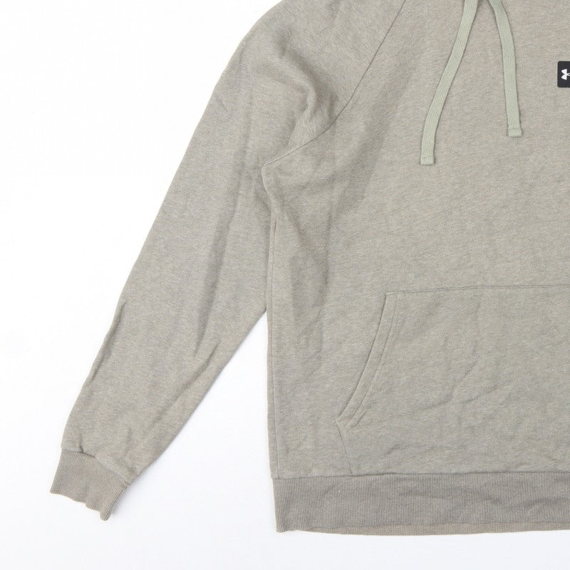 Under Armour Men’s Grey M Loose Fit Pullover Logo Hoodie