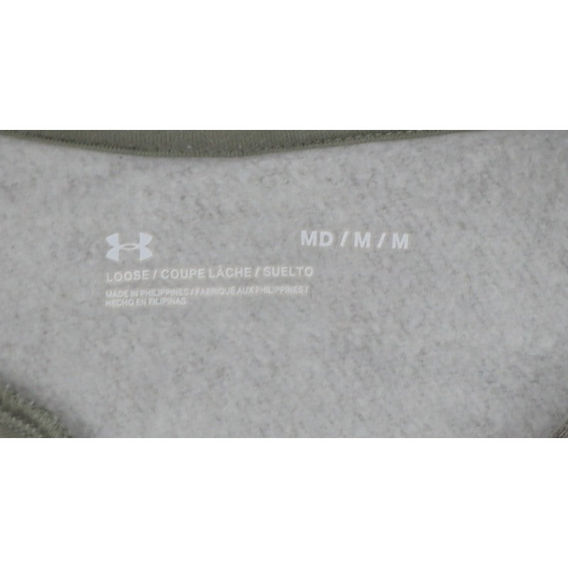 Under Armour Men’s Grey M Loose Fit Pullover Logo Hoodie