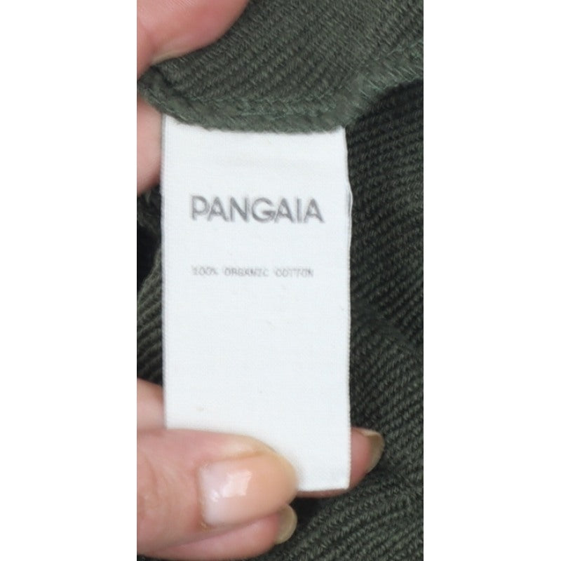 Pangaia Women’s Green M Full Zip Organic Cotton Sweatshirt Jacket