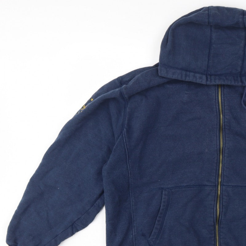 Additional view of Under Armour Men’s Blue L Project Rock Full Zip Hoodie USA Flag