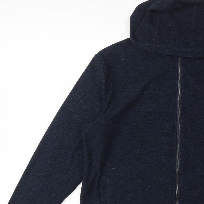 Regatta Men’s Navy XL Hooded Full Zip Fleece Jacket Outdoor