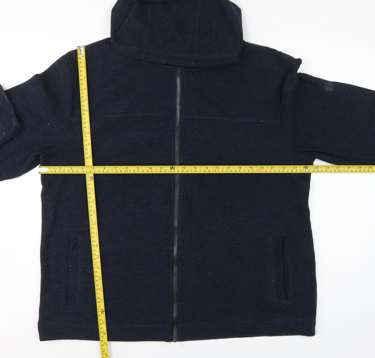 Regatta Men’s Navy XL Hooded Full Zip Fleece Jacket Outdoor