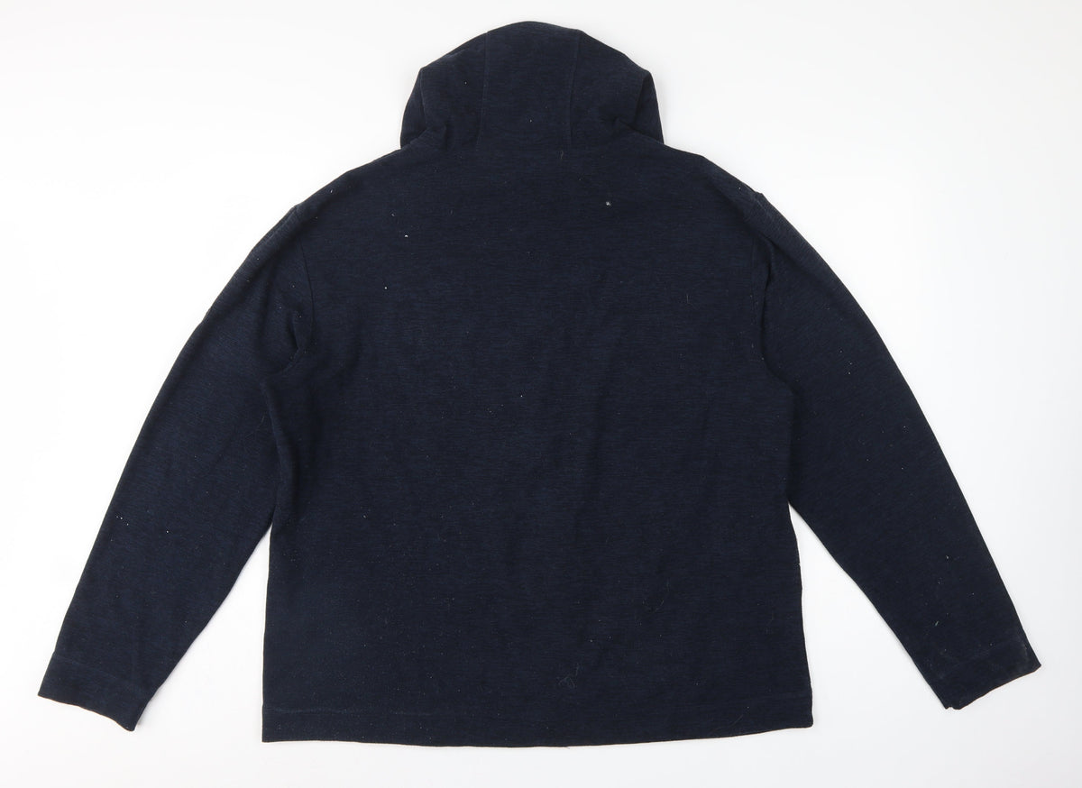 Regatta Men’s Navy XL Hooded Full Zip Fleece Jacket Outdoor