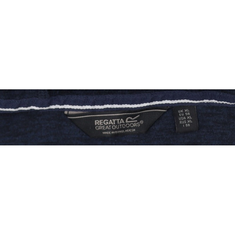 Regatta Men’s Navy XL Hooded Full Zip Fleece Jacket Outdoor