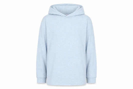 Marks & Spencer Girls Blue Hoodie 13-14 Years Pullover Long Sleeve
