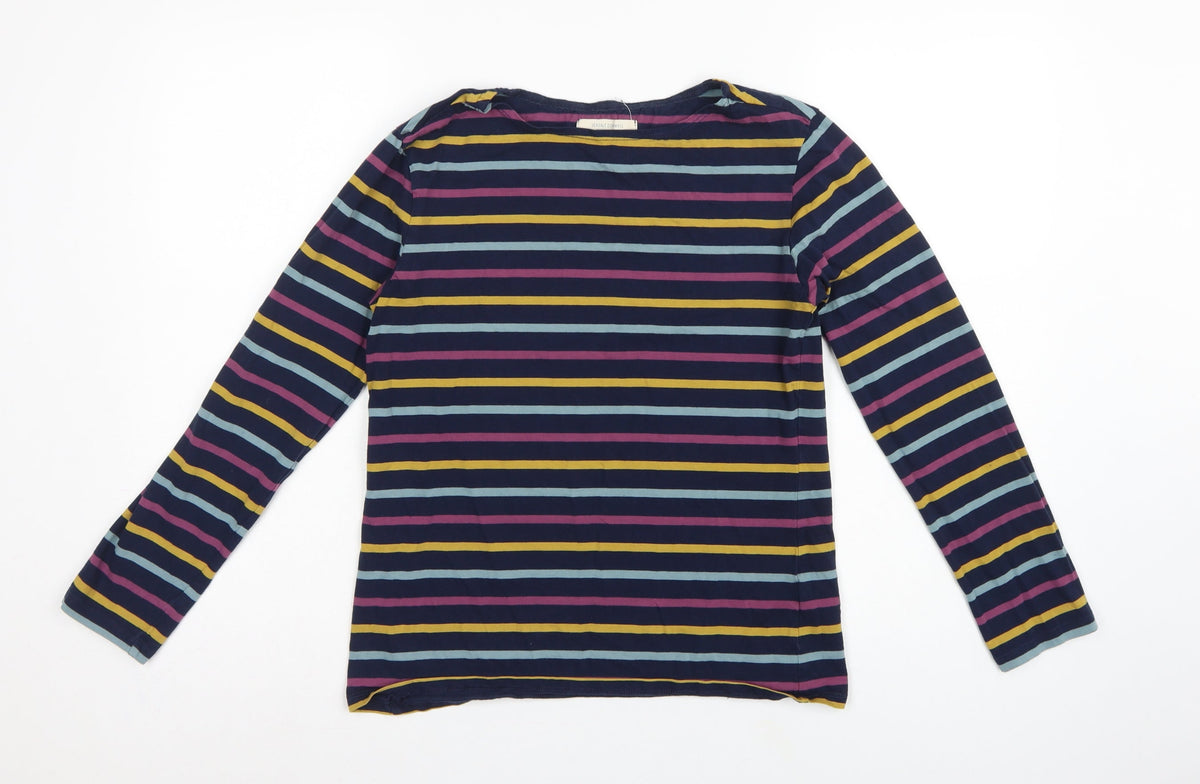 Seasalt Cornwall Women’s Multicoloured Striped Sailor Shirt UK 10