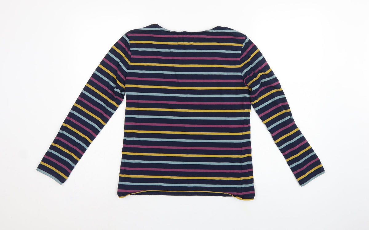 Seasalt Cornwall Women’s Multicoloured Striped Sailor Shirt UK 10