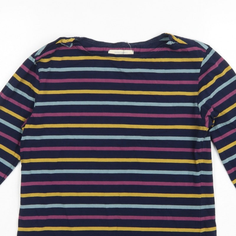 Seasalt Cornwall Women’s Multicoloured Striped Sailor Shirt UK 10