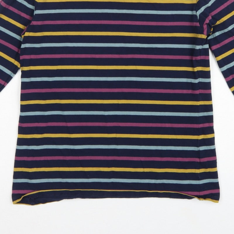 Seasalt Cornwall Women’s Multicoloured Striped Sailor Shirt UK 10