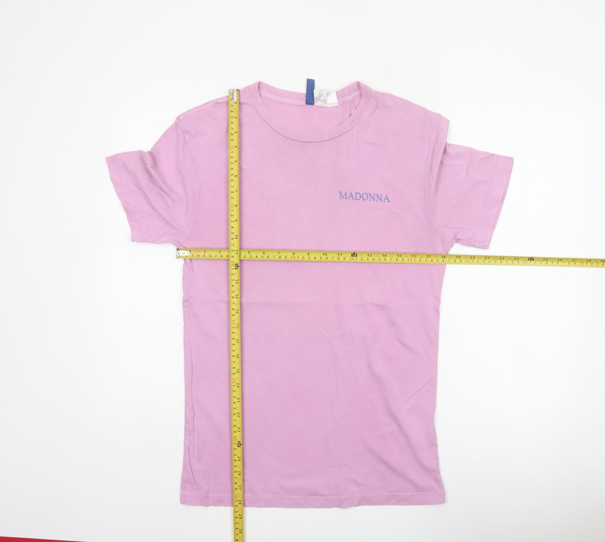 H&M Men's Pink XS Madonna True Blue 80s Graphic Print T-Shirt