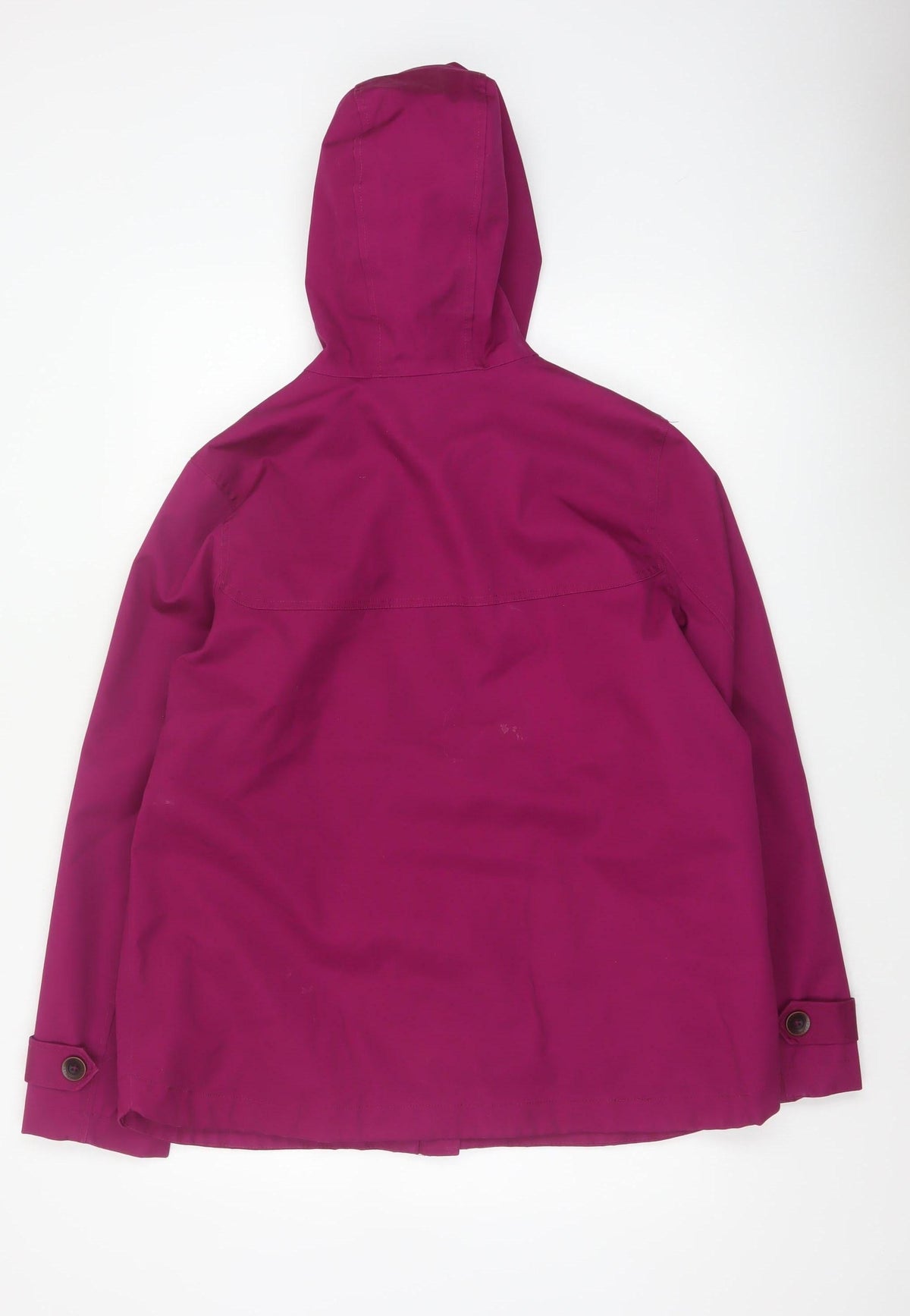 Joules Women’s Purple UK 16 Waterproof Hooded Long Rain Jacket