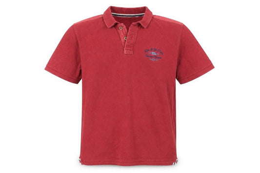 Fat Face Men’s Red XL Embroidered Cotton Short Sleeve Polo Shirt