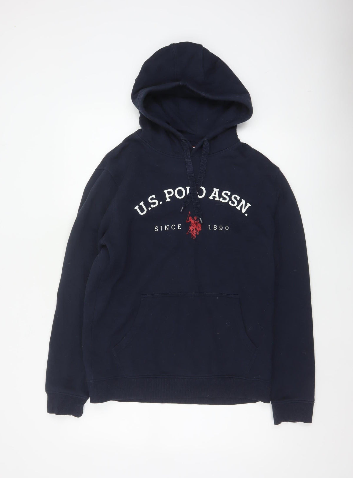 U.S. Polo Assn. Men’s Navy Blue M Pullover Logo Hoodie