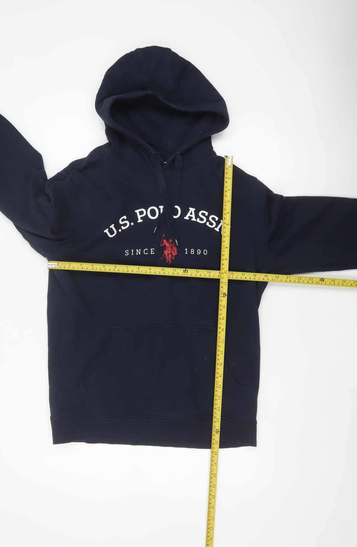 U.S. Polo Assn. Men’s Navy Blue M Pullover Logo Hoodie