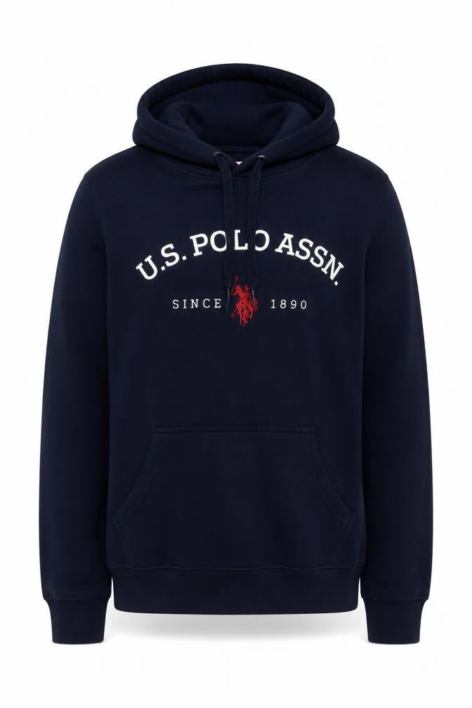 U.S. Polo Assn. Men’s Navy Blue M Pullover Logo Hoodie