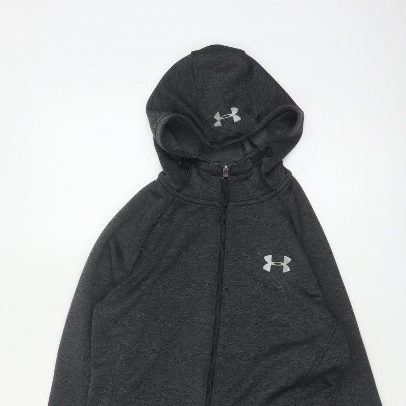 Under Armour Mens Grey S Full Zip ColdGear Hoodie
