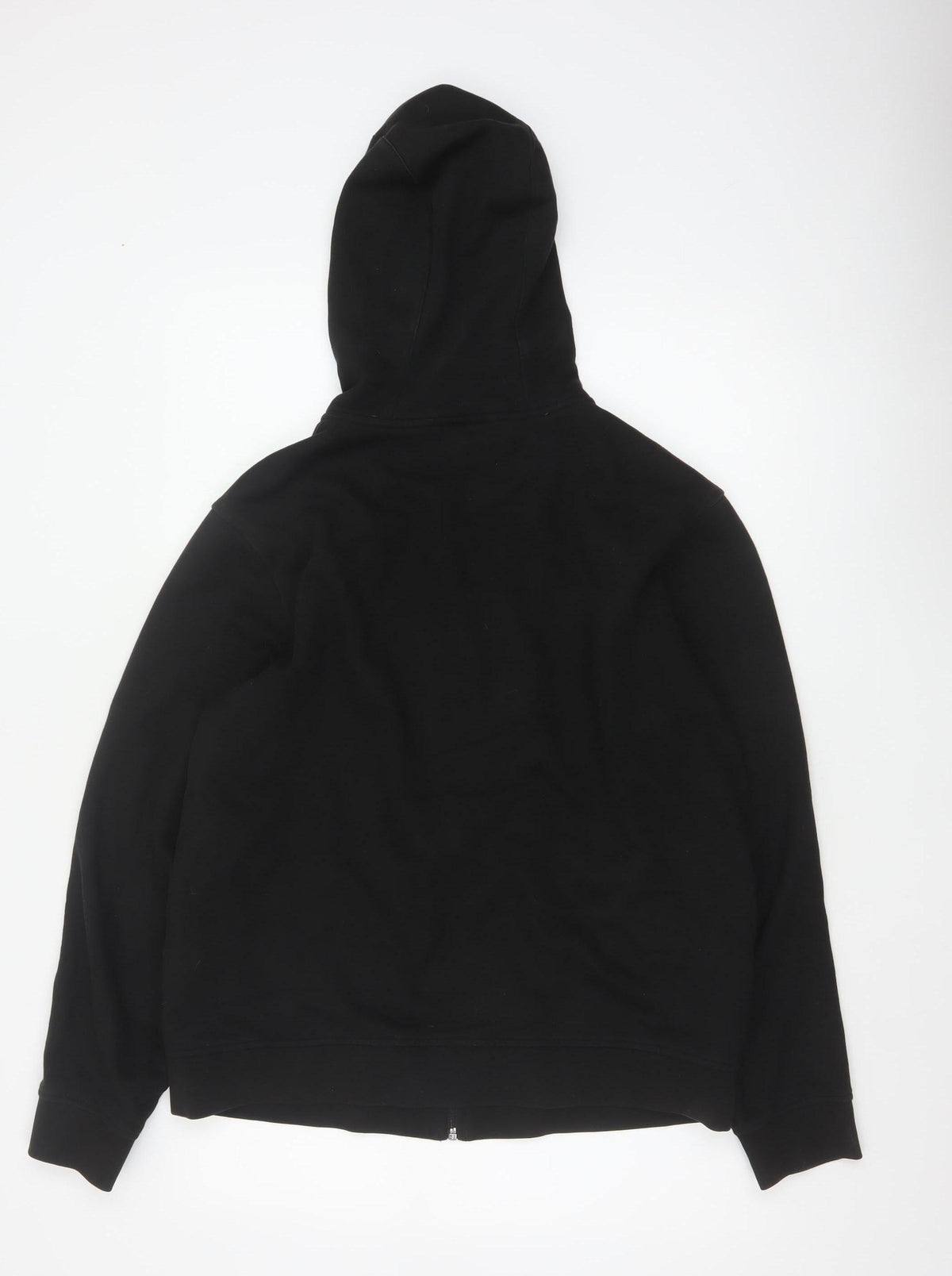 Lacoste Sport Men's Black L Full Zip Hoodie Logo Cotton Blend