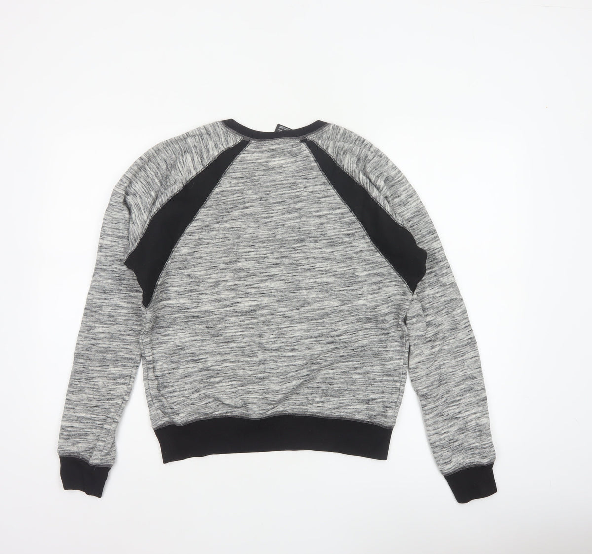 PINK Victoria's Secret Women Grey S Raglan Jersey Sweatshirt Top