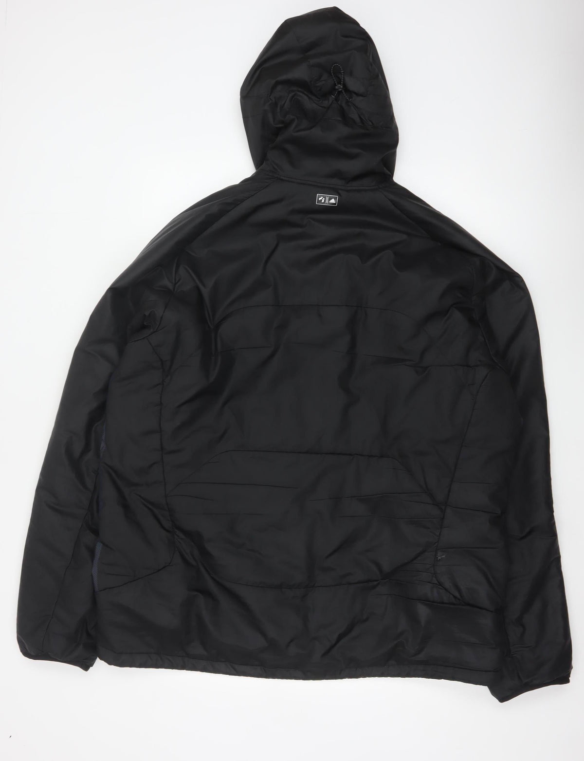 Adidas Men's Black S Hooded Puffer Ski Jacket Full Zip