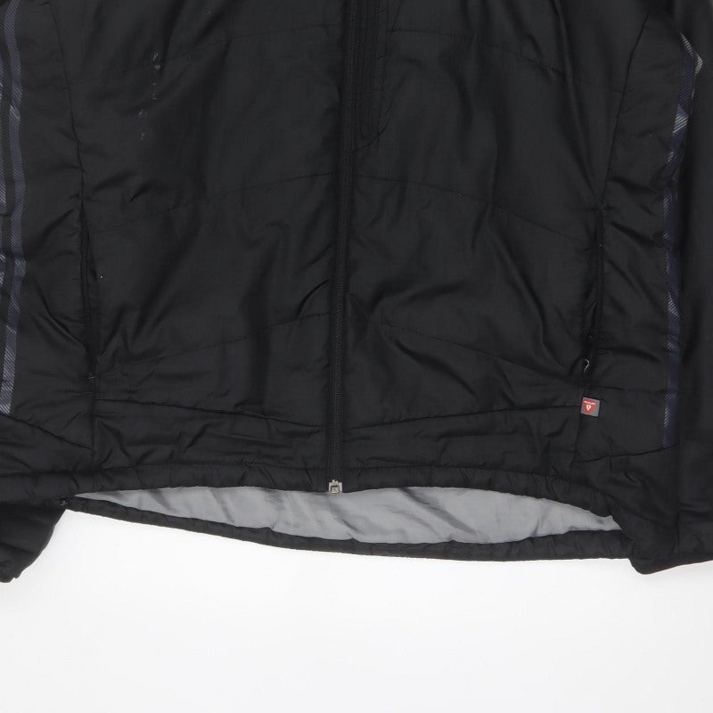 Adidas Men's Black S Hooded Puffer Ski Jacket Full Zip