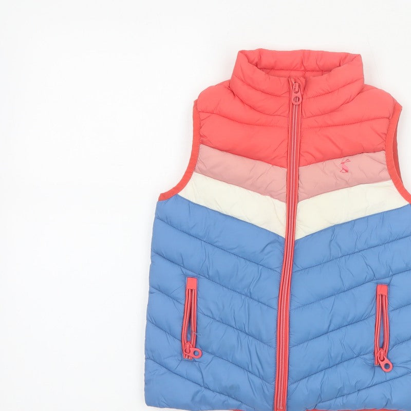 Joules Girls Multicoloured 5 Years Quilted Padded Showerproof Gilet