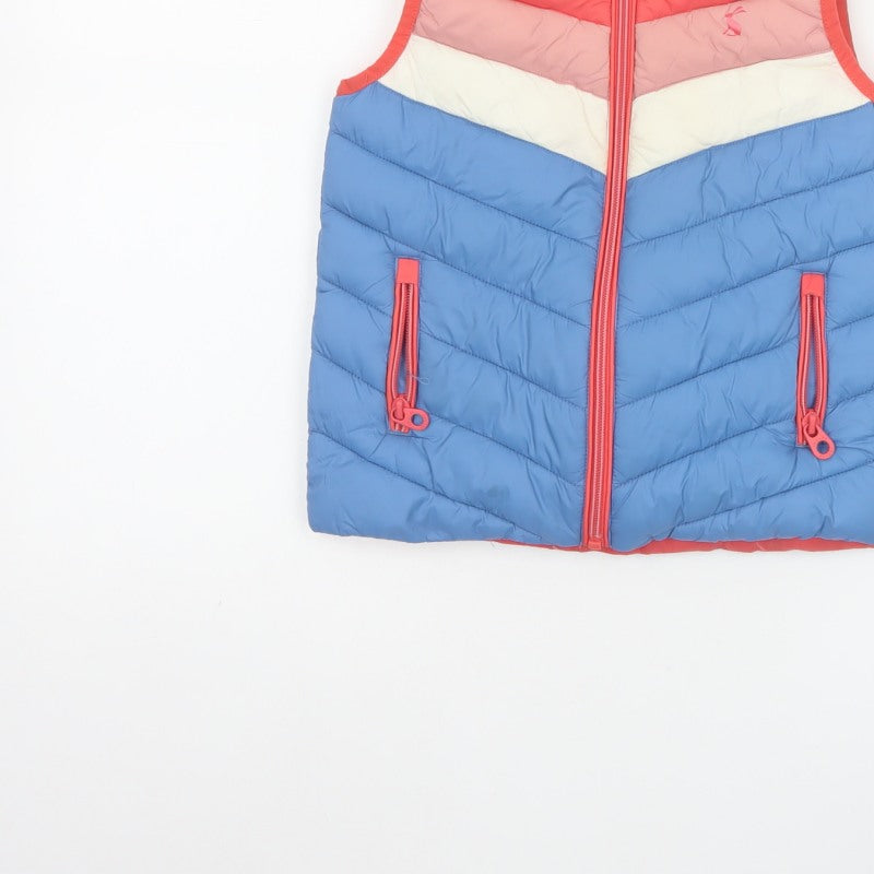 Joules Girls Multicoloured 5 Years Quilted Padded Showerproof Gilet