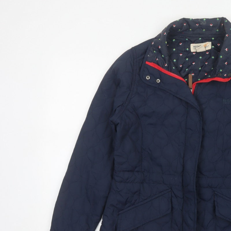 Regatta Women’s Navy UK 14 Quilted Padded Mid-Length Jacket