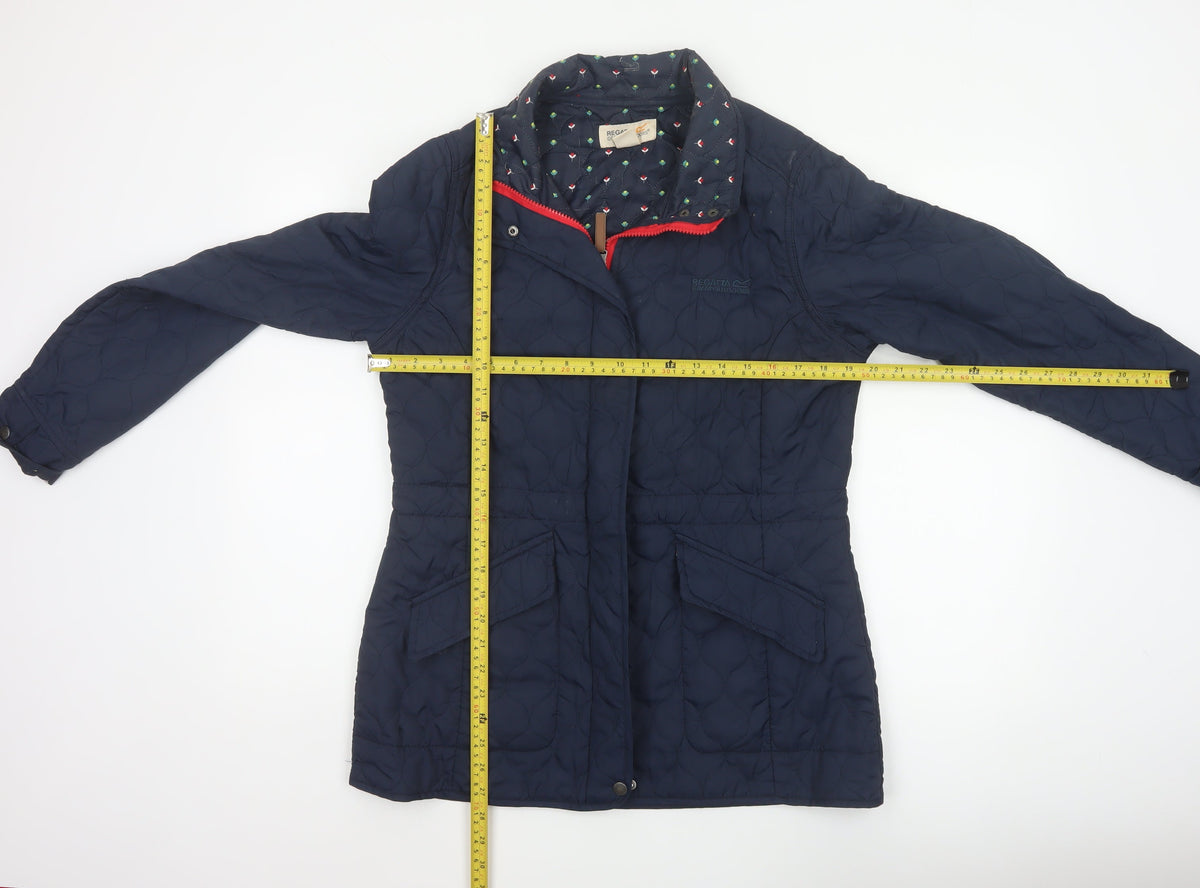 Regatta Women’s Navy UK 14 Quilted Padded Mid-Length Jacket