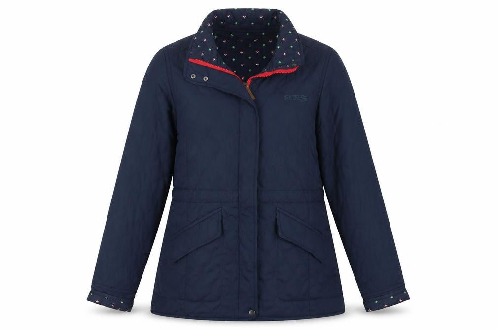 Regatta Women’s Navy UK 14 Quilted Padded Mid-Length Jacket