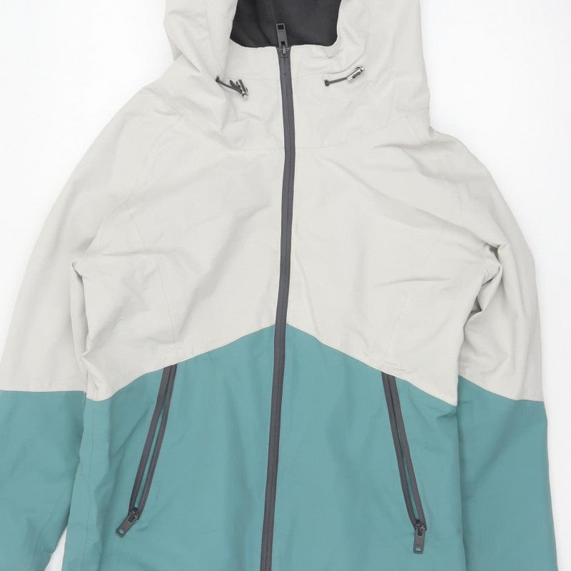 Wedze Women’s Multicoloured UK 8 Hooded Ski Jacket Fleece Lined